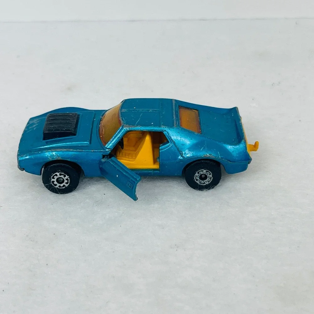 Vintage Matchbox Superfast No 9 AMX Javelin Blue 1972 Lesney Made in England